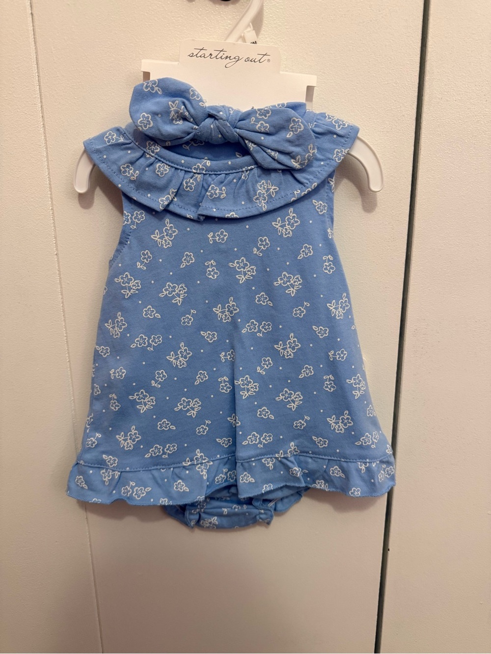 Light Blue Baby Romper